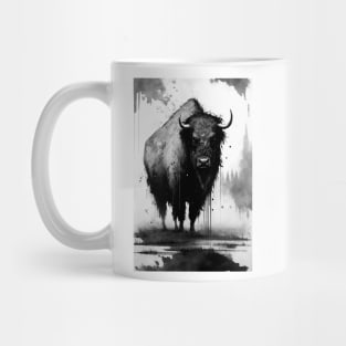 Ink Buffalo Painting Mug